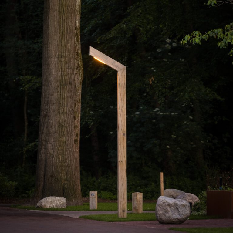 Farolas de madera